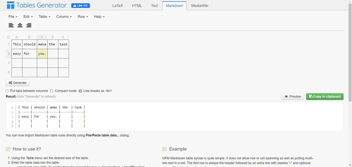 Markdown Table Generator Simplifies Creating Structured Data for Documentation